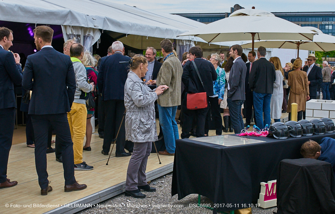 11. Mai 2017 - Grundsteinlegung für die LOGE und dem Kulturquadrat in Neuperlach